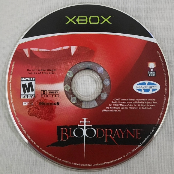 XBOX BloodRayne 1 (2002) & BloodRayne 2 (2004) w/Disc, Manual & Case Included. - Picture 6 of 9